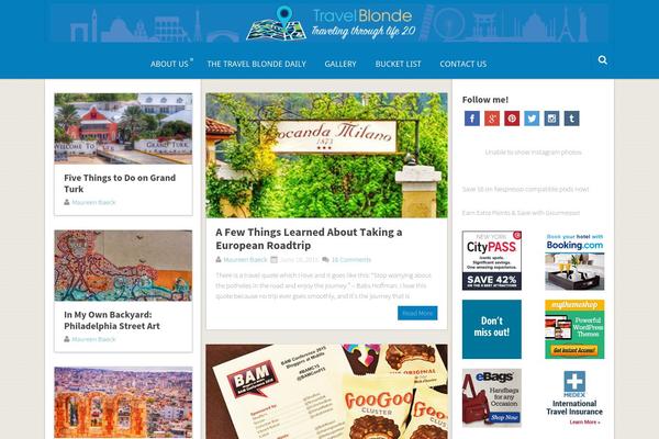Pinstagram theme site design template sample