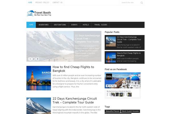 Splash theme site design template sample