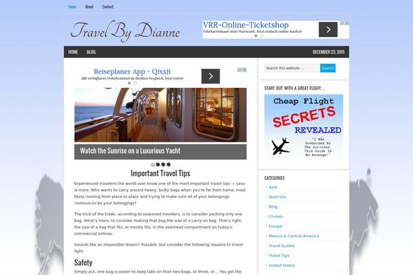News theme site design template sample