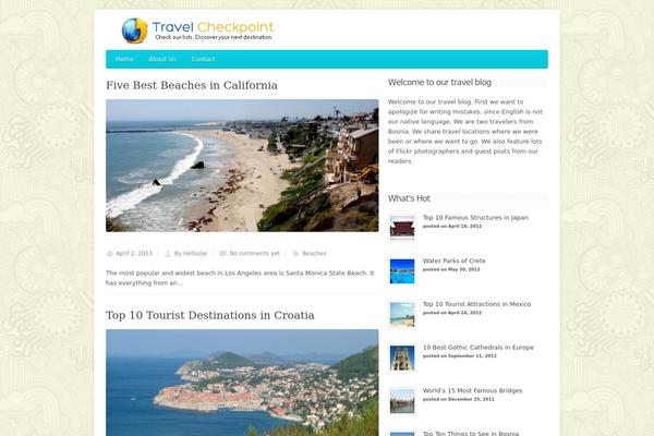 travel-checkpoint theme websites examples