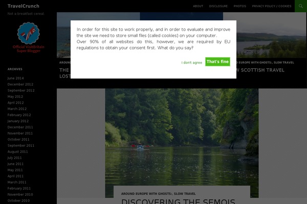 Site using Cookie-warning plugin