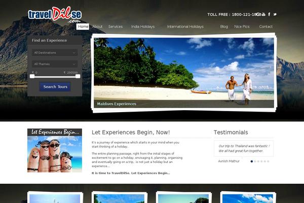 Midway theme site design template sample