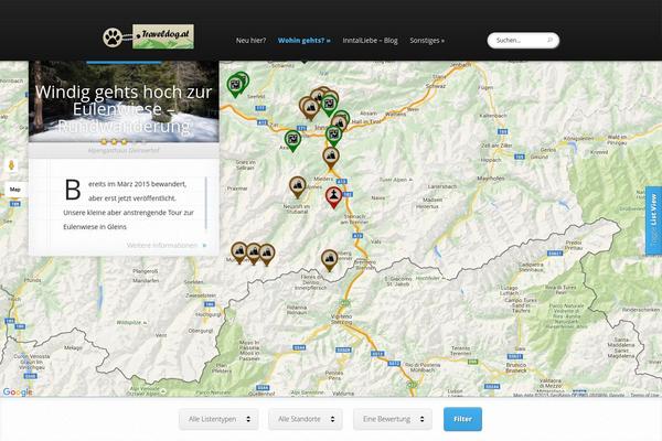 Explorable theme site design template sample