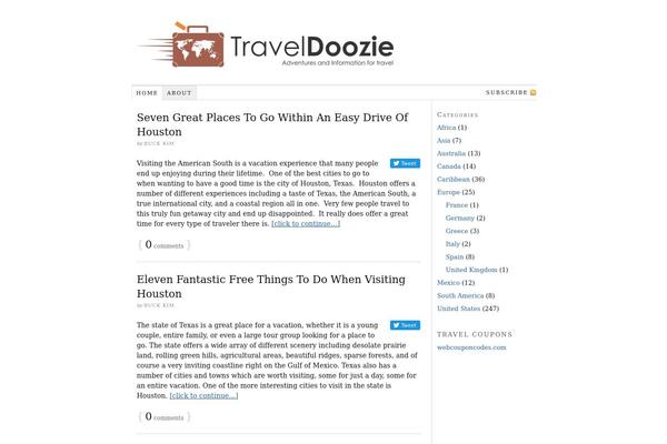 Thesis 1.7 theme site design template sample