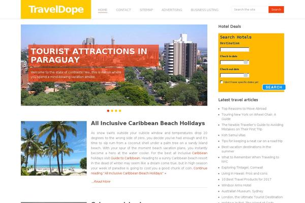 Spike theme site design template sample