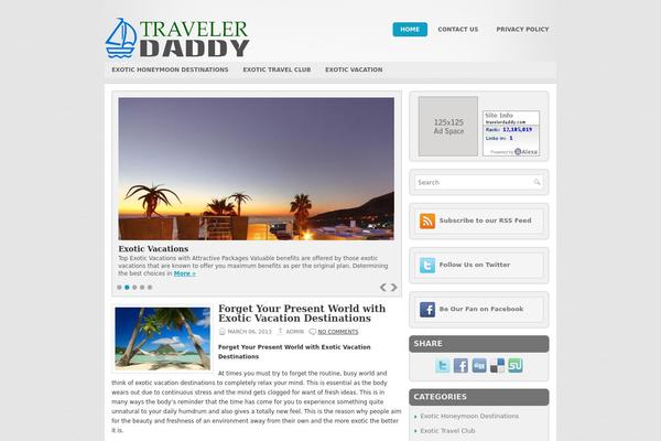 travelerdaddy.com site used Incorporate