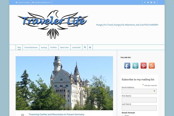 Highend theme site design template sample