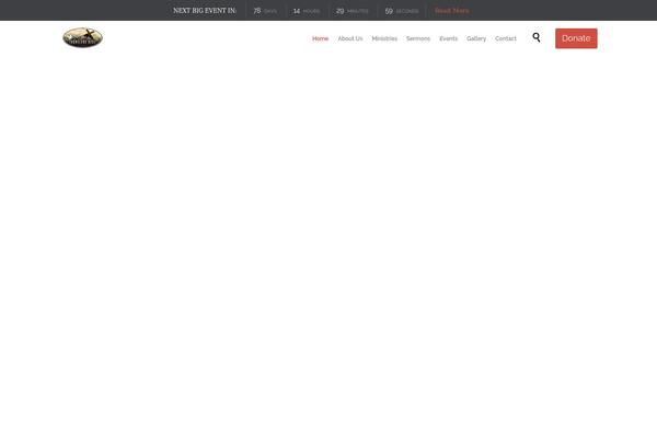 Church and Event theme site design template sample