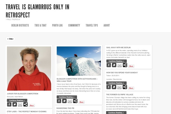 Shaken Grid Lite theme site design template sample
