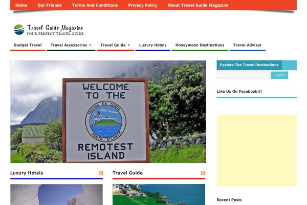 MesoColumn theme site design template sample