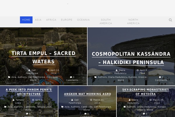 Valenti theme site design template sample