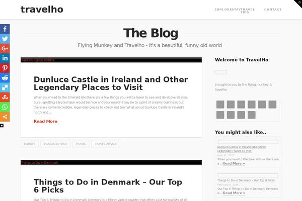 Site using Super Socializer plugin