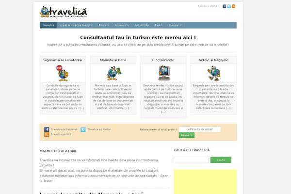 Discovery theme site design template sample