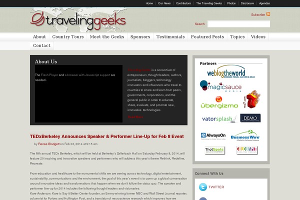 Gotham News theme site design template sample
