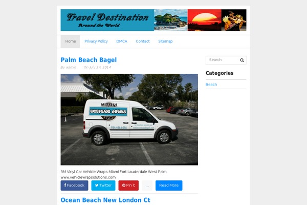 Fasthink theme site design template sample