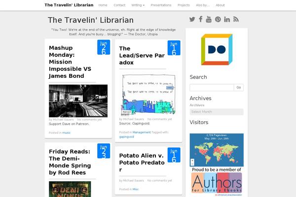 travelinlibrarian.info site used Wisteria