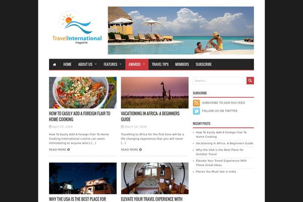 Madidus theme site design template sample