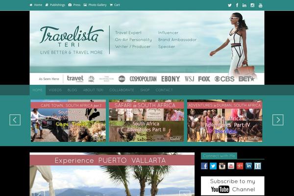 Discover theme site design template sample