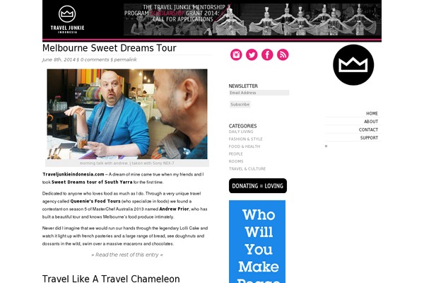 Fashionistas theme site design template sample