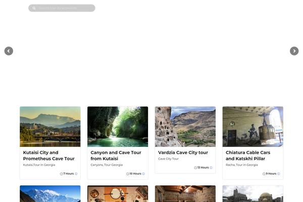Site using Grandtour-custom-post plugin