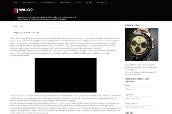 Libra theme site design template sample