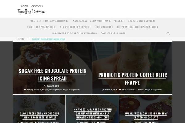 travellingdietitian.com site used Valenti