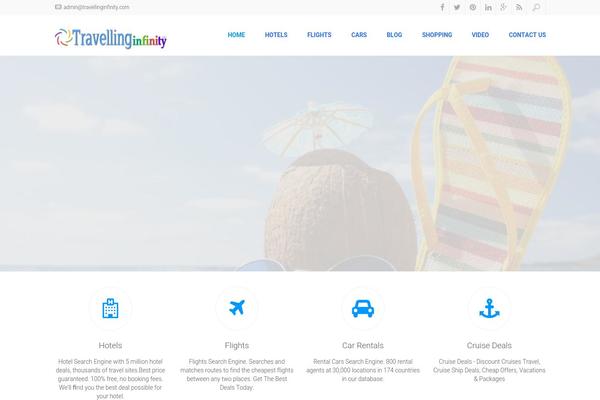 Xenia theme site design template sample