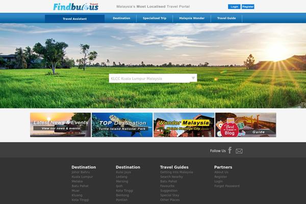 Blueve theme site design template sample