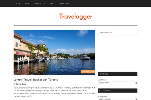 Magazine Pro theme site design template sample