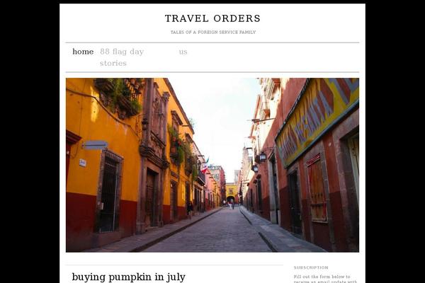 Brunelleschi theme site design template sample