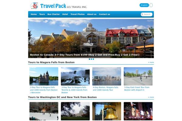 Voyage theme site design template sample