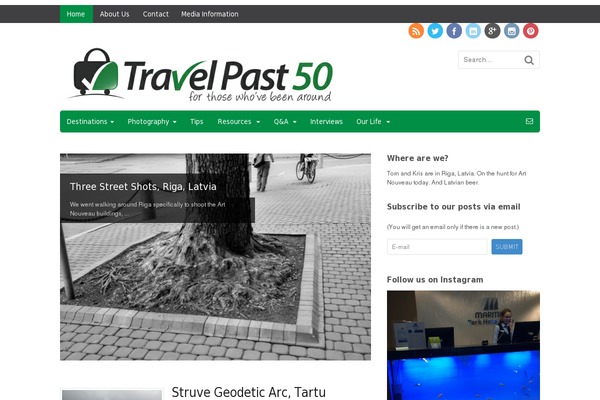 Site using Lightweight Social Icons plugin