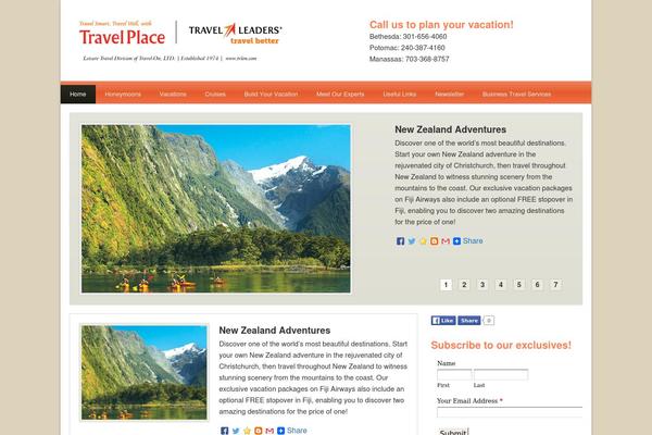 Esplanade theme site design template sample