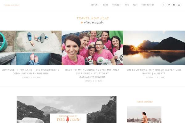 Raft theme site design template sample