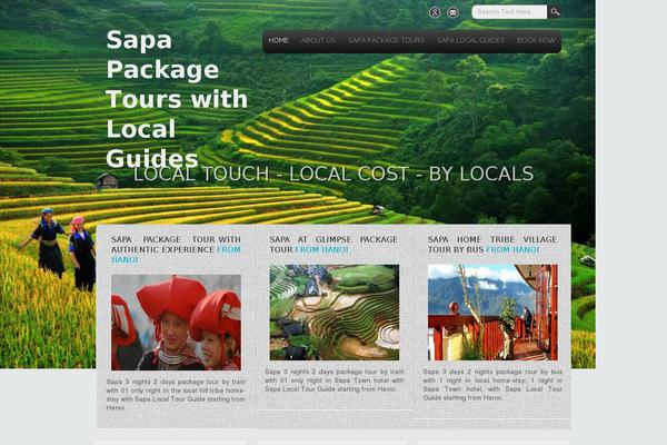 Travel Lite theme site design template sample
