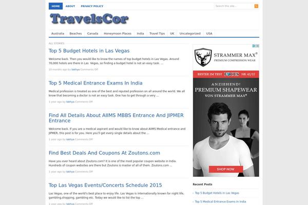 Freshlife theme site design template sample