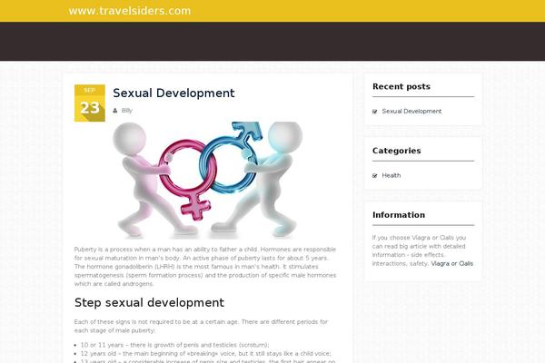 Markup theme site design template sample