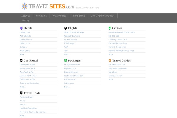 Sandbox theme site design template sample