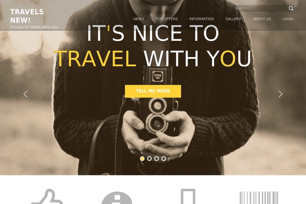 Meris theme site design template sample