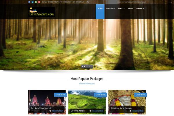 Tour Package v1.01 theme site design template sample