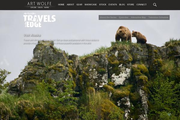 travelstotheedge.com site used Travels