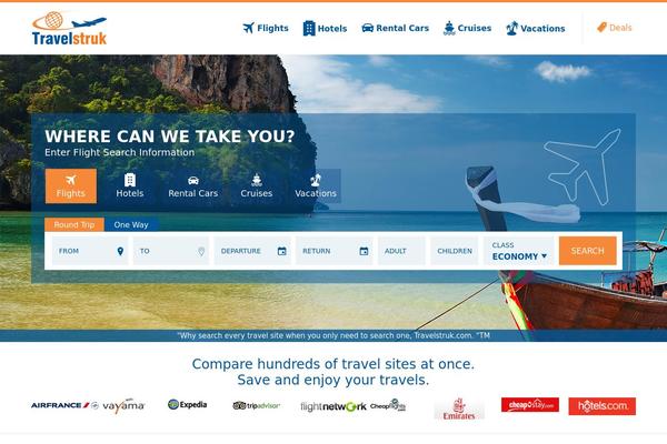 travelstruk.com site used Webelephants