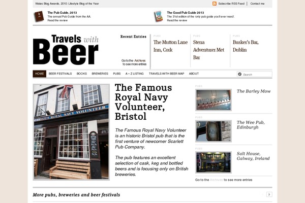 The Journal theme site design template sample