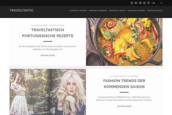 Tracks theme site design template sample