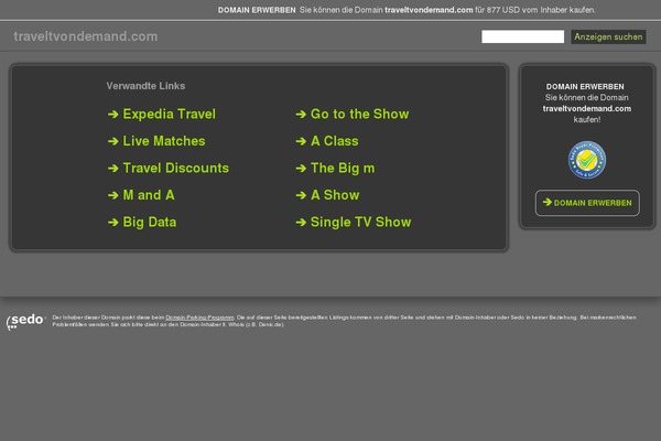 traveltvondemand.com site used Redtopia