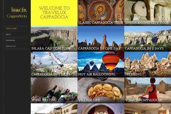 LENS theme site design template sample