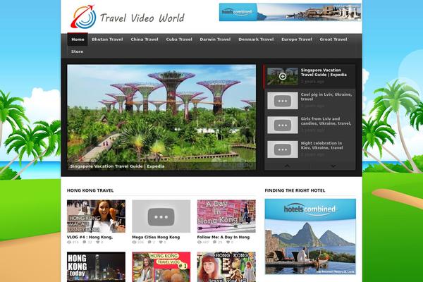 deTube theme site design template sample