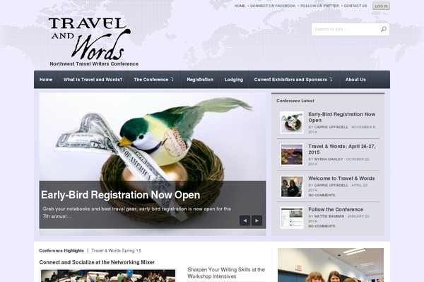 Journey theme site design template sample
