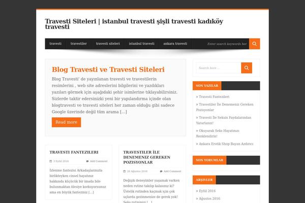 Nuntius theme site design template sample