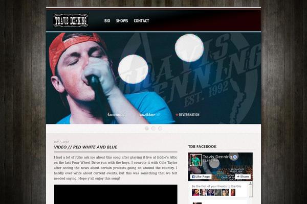 Site using ArtistDataPress plugin